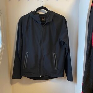 Under Armour Kids Black Hooded Windbreaker Jacket
